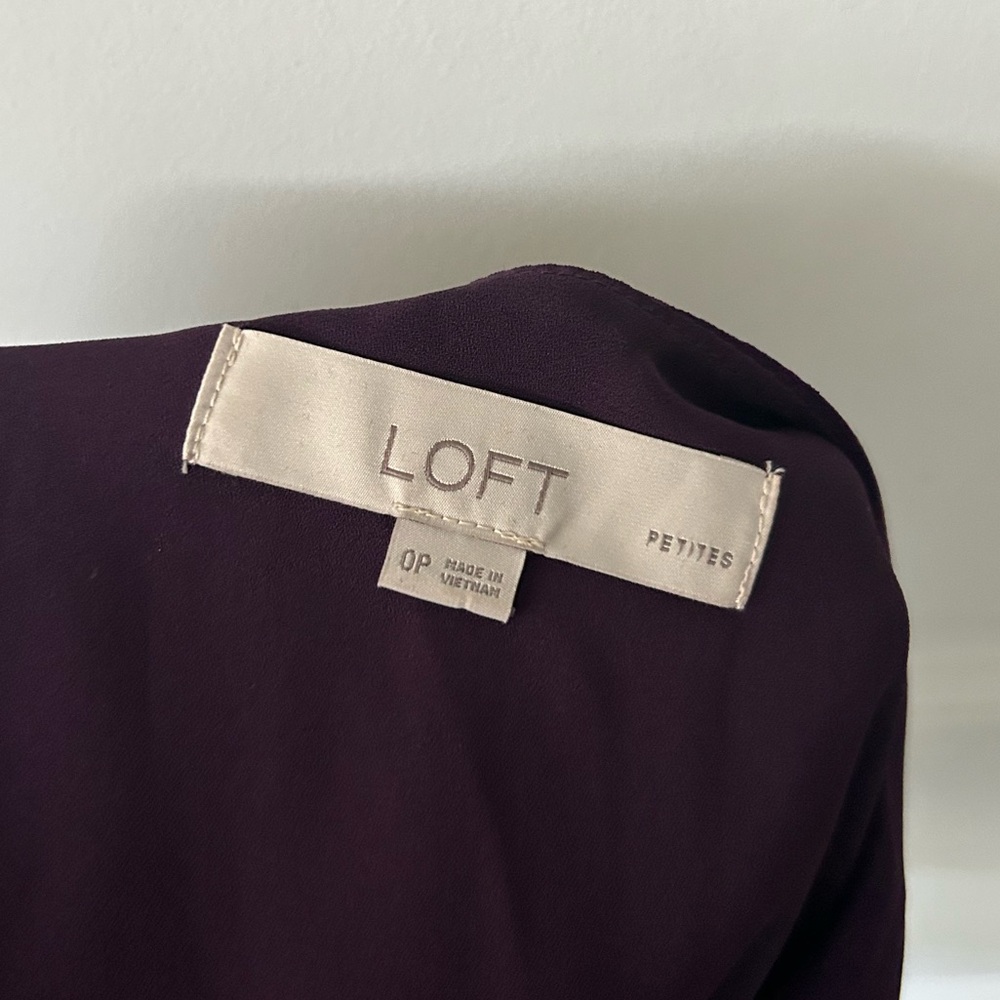 Loft V-neck Belted Jumpsuit - Picture 3 of 4